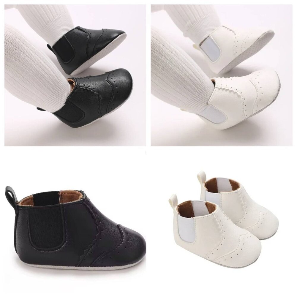 LOT OF 2 Toddler Size 3 Girl Shoes Soft Sole Anti-slip‎ Sneakers Black White